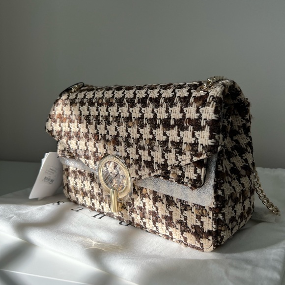 Sandro Yza Brown Tweed bag (brand new) - Picture 8 of 14